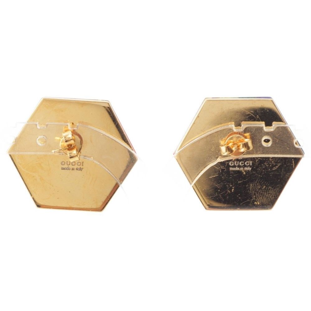Gucci Gg Interlocking Colored Stone Earrings Acce… - image 2